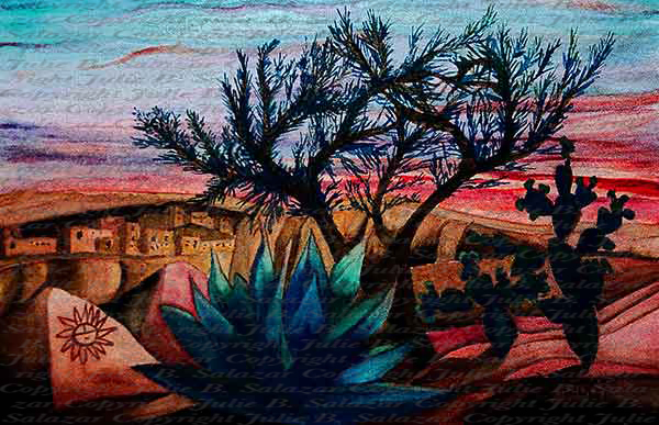 Greeting the Sun - Southwest Landscape Series